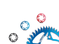 Picture of Vortex Racing Aluminum Rear Sprocket 525 43 Tooth- Blue