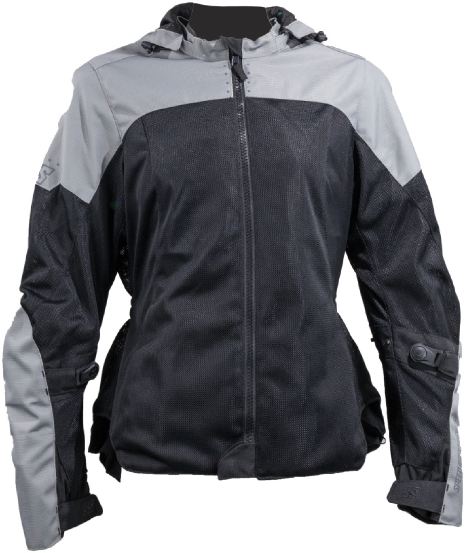 Picture of Speed and Strength Starstruck Mesh Jacket Grey/Black Womens - Large