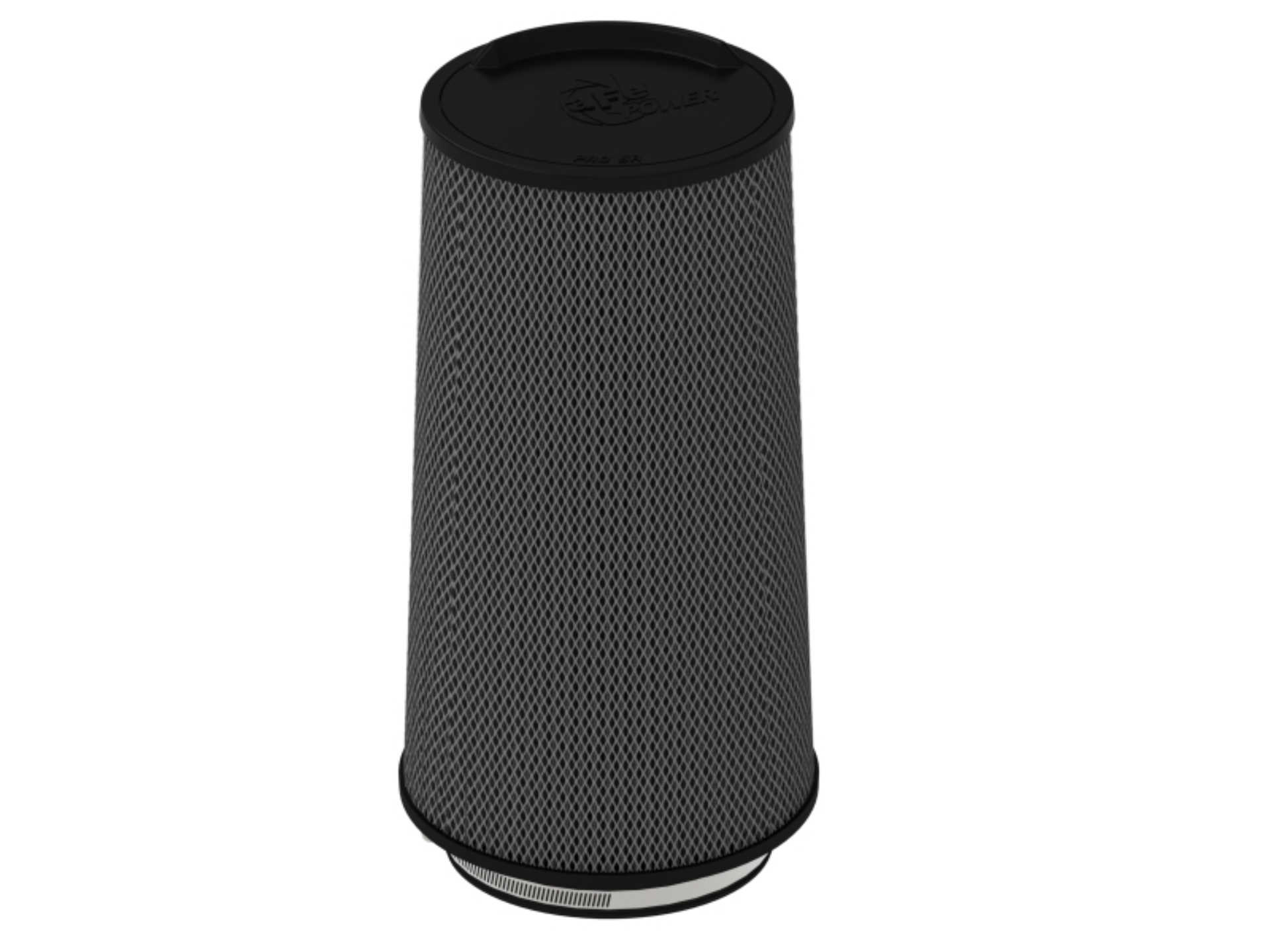 Picture of aFe POWER Magnum FLOW Blk Pro 5R Air Filter 6.75x5in Flange x 9.25x7.5 Base x 7.75x6 Top x 18 Height