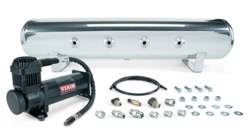 Picture of Air Lift 4 Gal. 7-Port Tank w/ Viair 444b Blk Compressor (Incl. Fittings & Mounting Hardware)