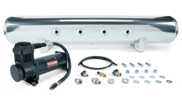 Picture of Air Lift 5 Gal. Polished Tank w/ Viair 444b Blk Compressor (Incl. Fittings & Mounting Hardware)