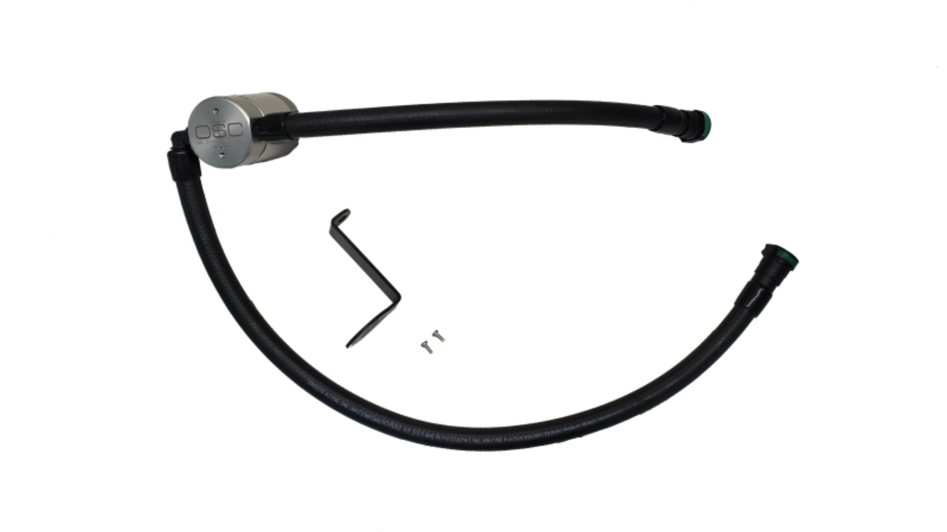 Picture of J&L 23-26 Ford F-250/F-350 6.8L;7.3L Oil Separator 3.0 Passenger Side - Clear Anodized