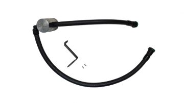 Picture of J&L 23-26 Ford F-250/F-350 6.8L;7.3L Oil Separator 3.0 Passenger Side - Clear Anodized