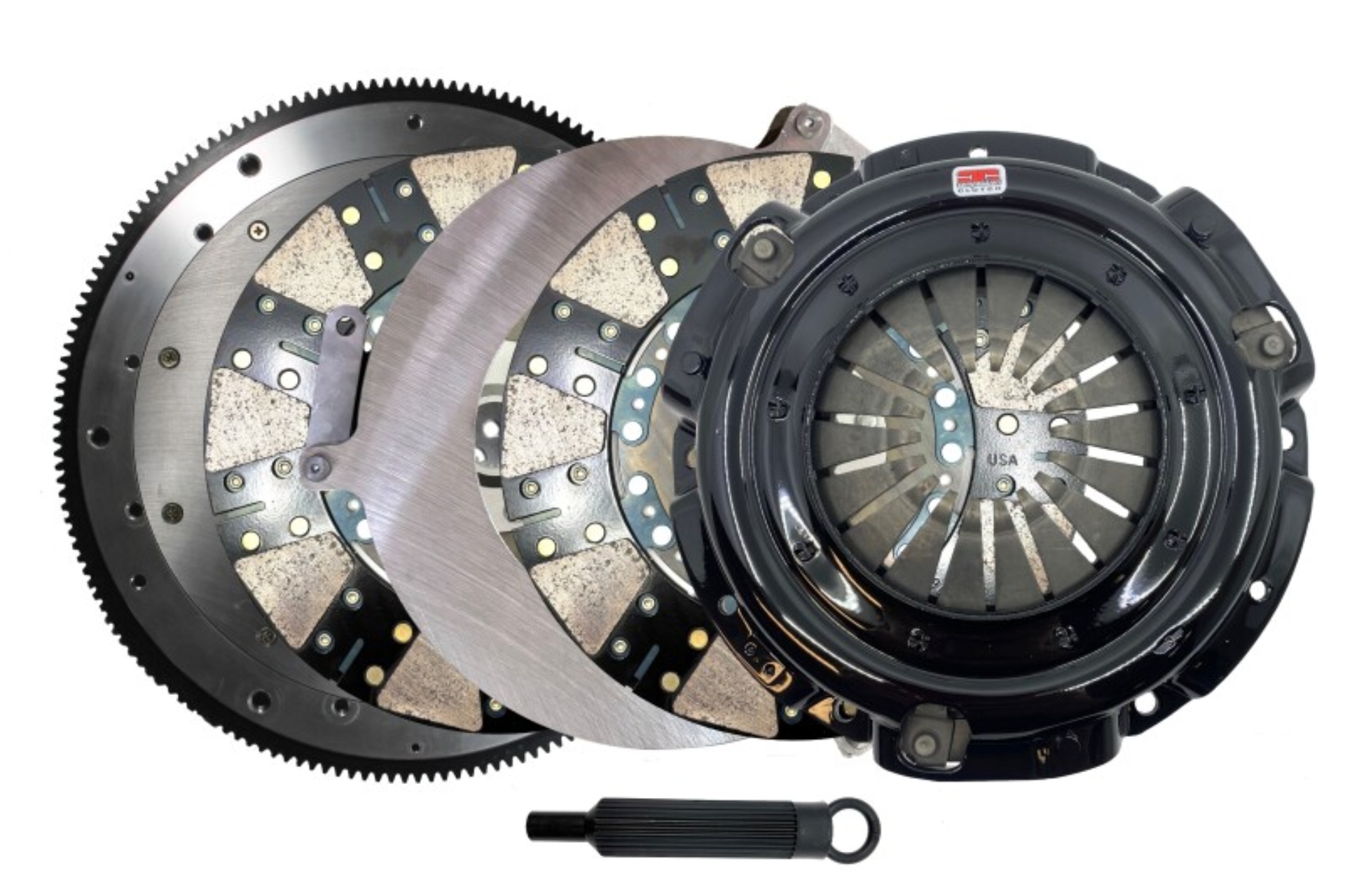 Picture of Competition Clutch Nissan 400Z 245mm Twin Disc Street/Track Clutch Kit w/ Aluminum Flywheel