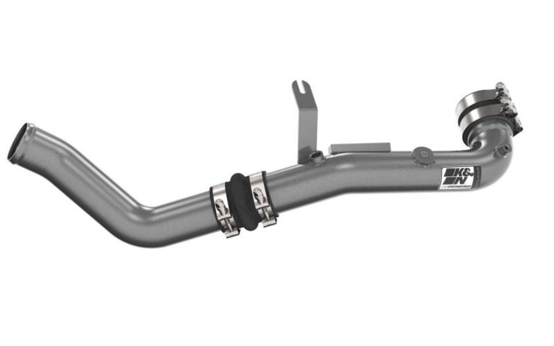 Picture of K&N 22-24 Honda Civic 1.5L L4 Aluminum Charge Pipe Kit - Gunmetal Gray