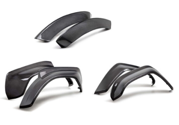 Picture of Ford Racing 22-24 Bronco Raptor Carbon Fiber Fender Flare Set - Gloss Finish
