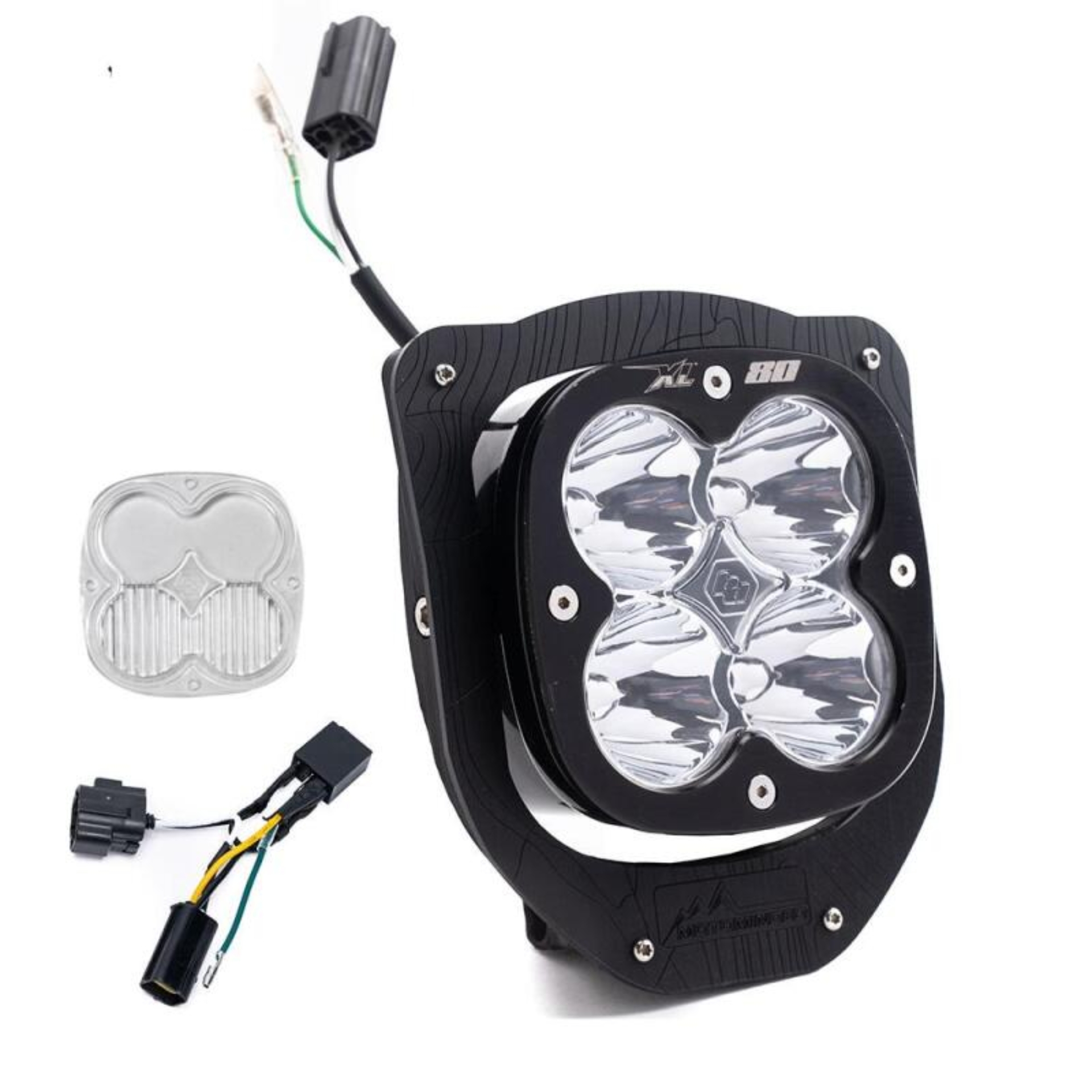 Picture of Baja Designs 2024 Husqvarna FE350S/FE350W/FE450 XL80 (D/C) Headlight Kit w/ Hi-Low Harness