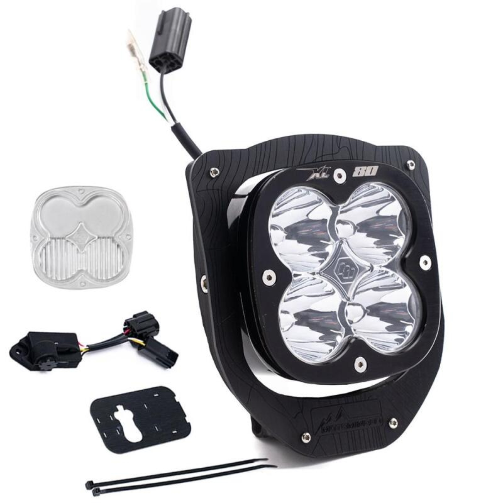 Picture of Baja Designs 2024 Husqvarna FE350S/FE350W/FE450 XL80 (D/C) Headlight Kit w/ Dimmer