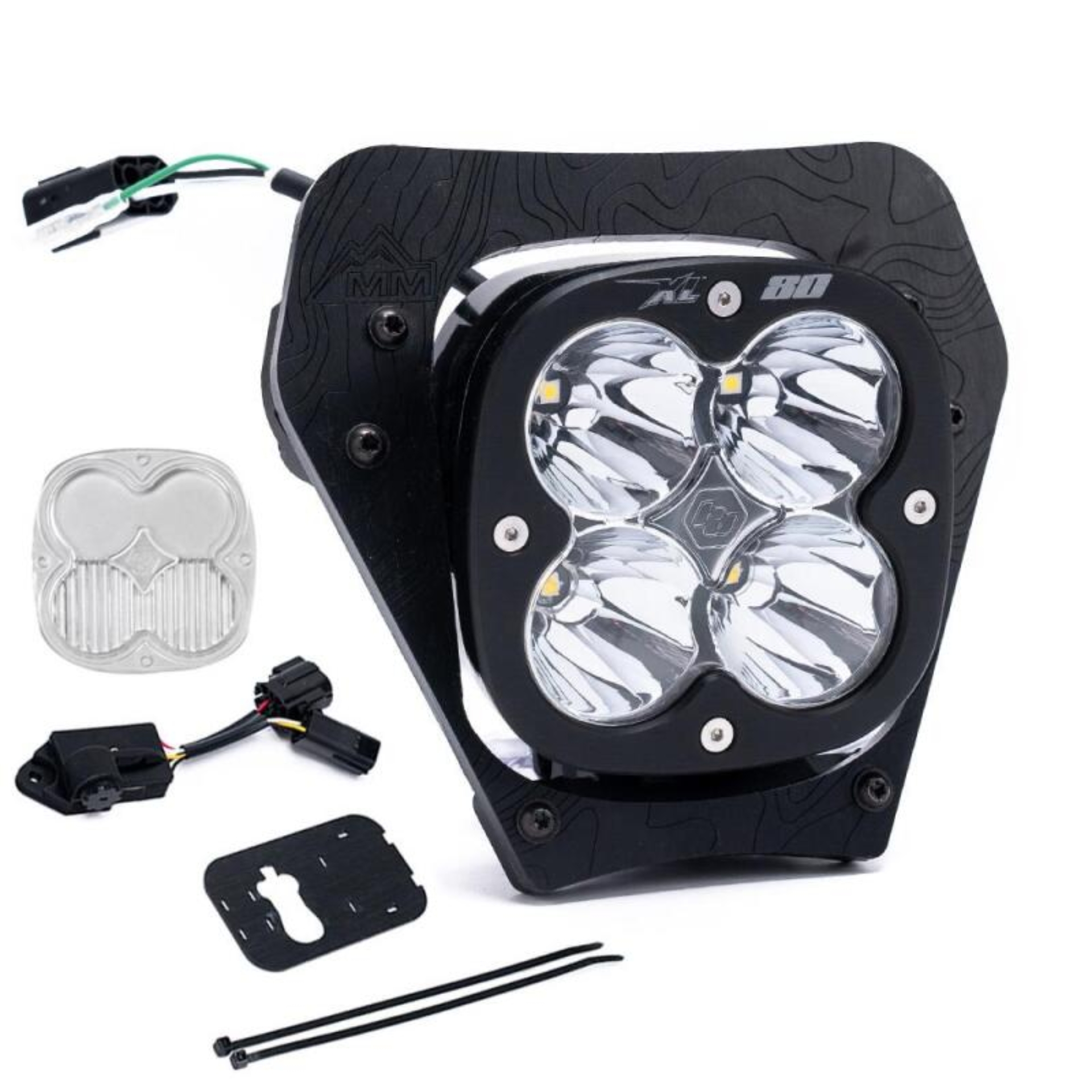Picture of Baja Designs 2024 KTM 350 EXC-F/ 350 XW-F/ 450 XCF-W XL80 (D/C) Headlight Kit w/ Dimmer
