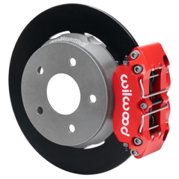 Picture of Wilwood 22-23 Polaris RZR Turbo Dynapro 4R Rear Brake Kit w/ 11.25in Rotors - Red
