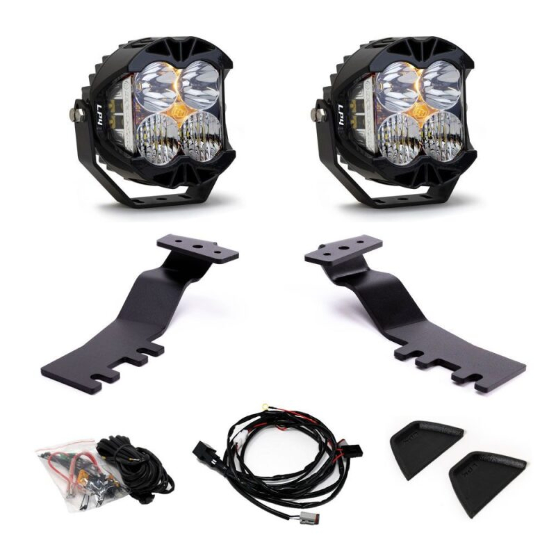 Picture of Baja Designs 2024+ Toyota Tacoma LP4 A-pillar Kit