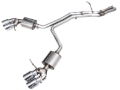 Picture of AWE Tuning 2022+ Porsche Macan 2.9TT Touring Edition Cat-Back Exhaust w/ Chrome Silver Tips