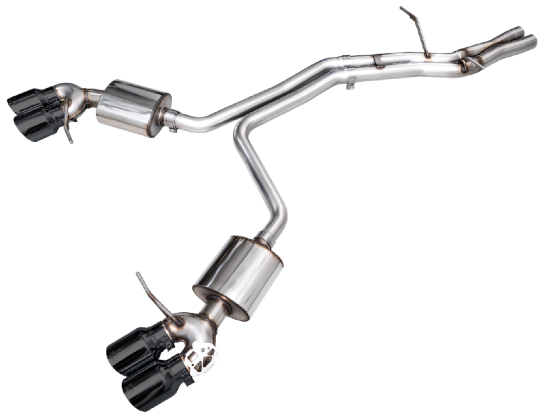 Picture of AWE Tuning 2022+ Porsche Macan 2.9TT Touring Edition Cat-Back Exhaust w/ Diamond Black Tips