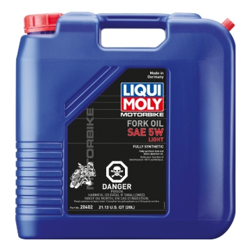 Picture of LIQUI MOLY 20L Motorbike Fork Oil SAE 5W Light