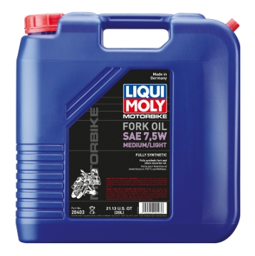 Picture of LIQUI MOLY 20L Motorbike Fork Oil SAE 7.5W Medium/Light