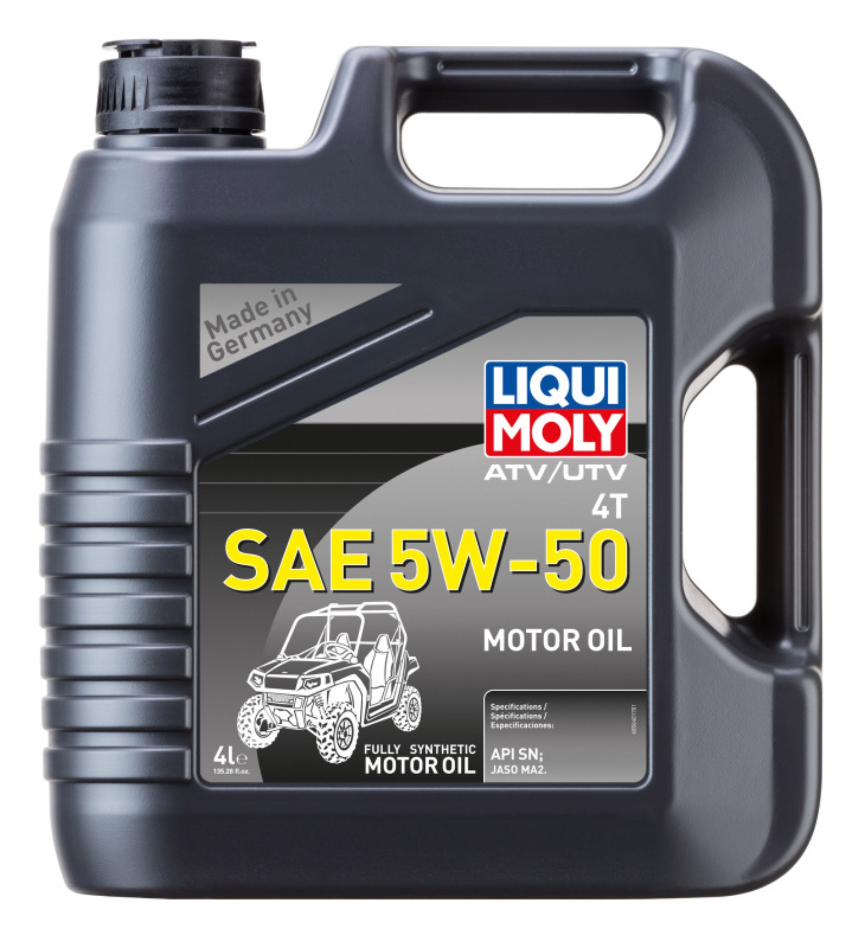 Picture of LIQUI MOLY 4L ATV 4T Motor Oil SAE 5W50