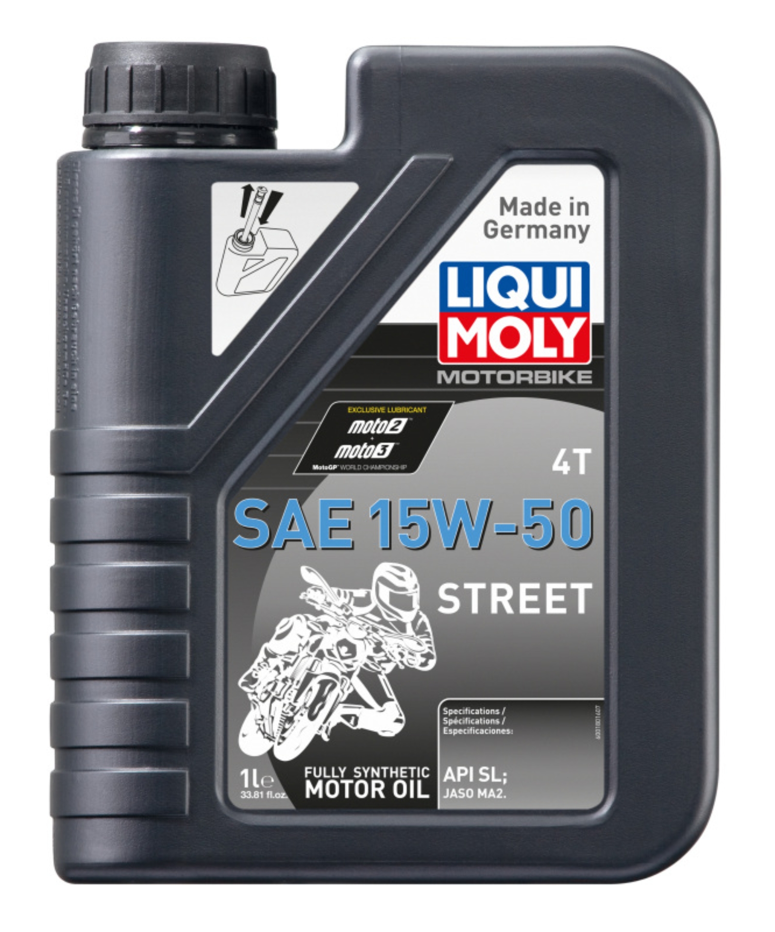 Picture of LIQUI MOLY 1L Motorbike 4T SAE 15W50 Street