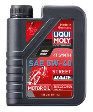 Picture of LIQUI MOLY 1L Motorbike 4T Synth 5W40 Street Race
