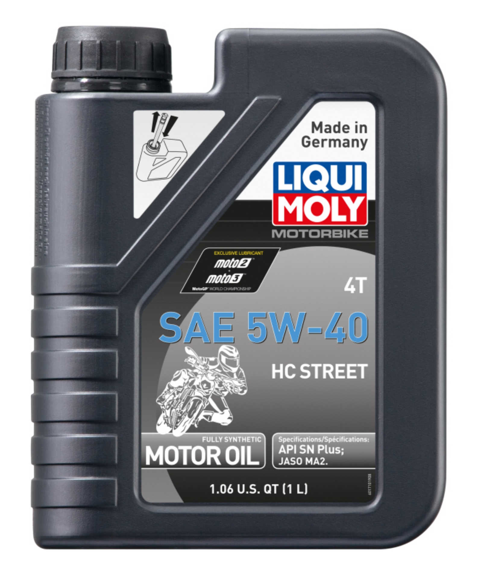 Picture of LIQUI MOLY 1L Motorbike 4T SAE 5W40 HC Street