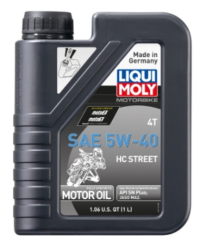 Picture of LIQUI MOLY 1L Motorbike 4T SAE 5W40 HC Street