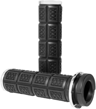 Picture of Kuryakyn Enygma Grips Throttle-By -Wire - Chrome