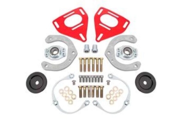 Picture of BMR 16-24 Chevrolet Camaro Caster Camber Plates (Coil-Over Only) - Red