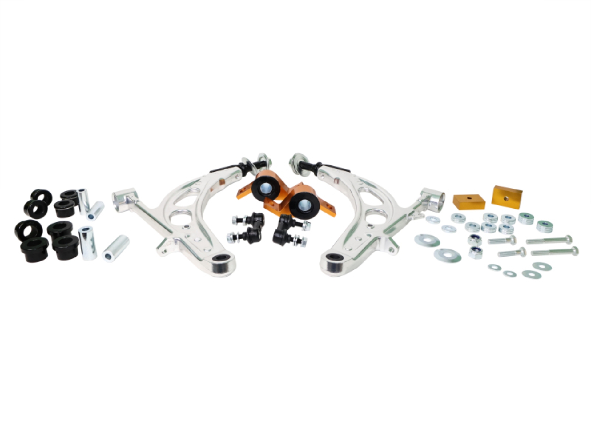 Picture of Whiteline 93-07 Subaru Impreza Front Lower Street Performance Alloy Control Arm Kit
