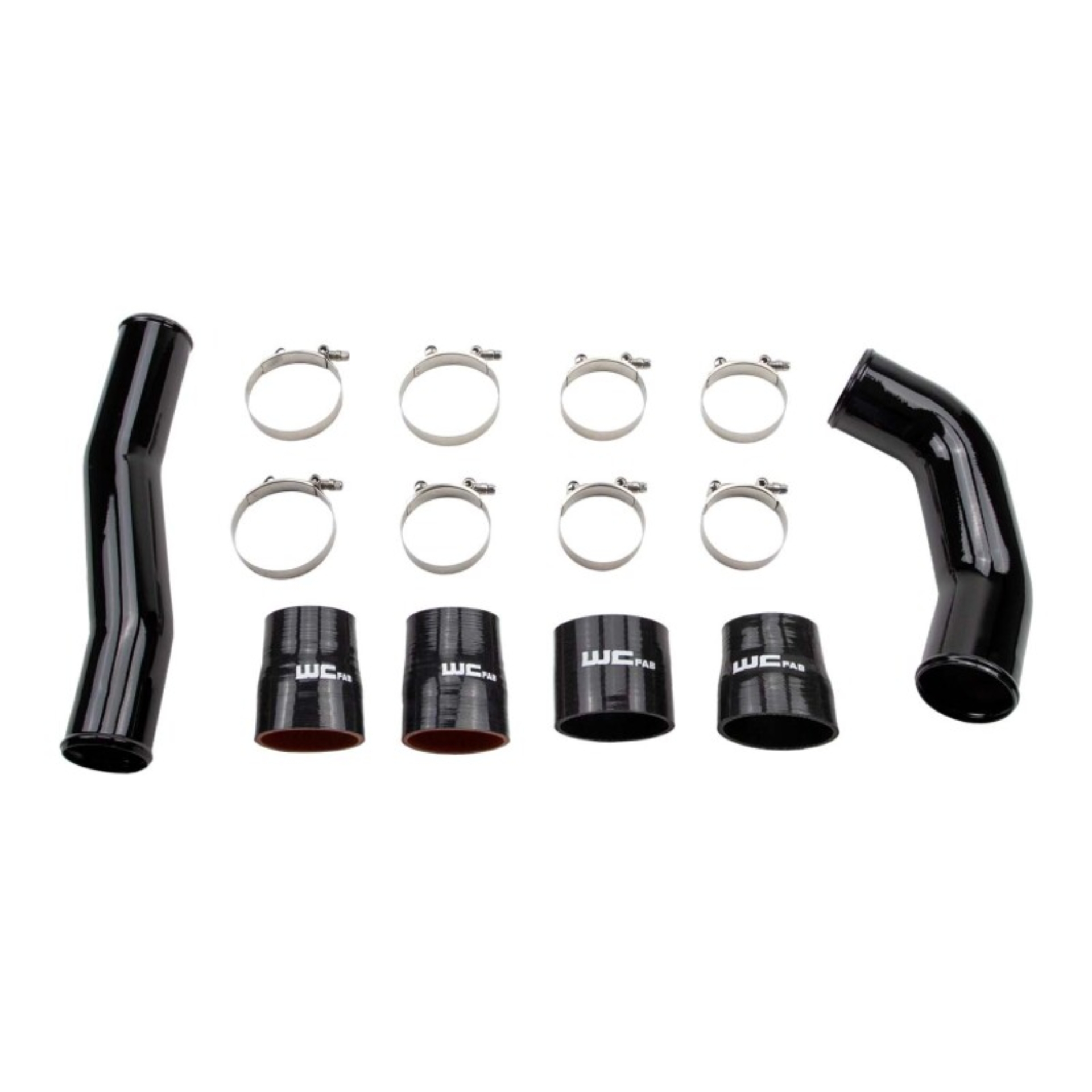 Picture of Wehrli 10-12 Cummins 6.7L Stage 1 High Flow Bundle Kit - Gloss Black
