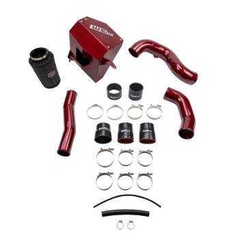 Picture of Wehrli 10-12 Cummins 6.7L Stage 2 High Flow Bundle Kit - WCFab Red