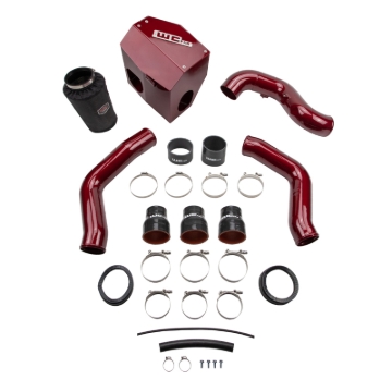 Picture of Wehrli 13-18 Cummins 6.7L Stage 2 High Flow Bundle Kit - WCFab Red