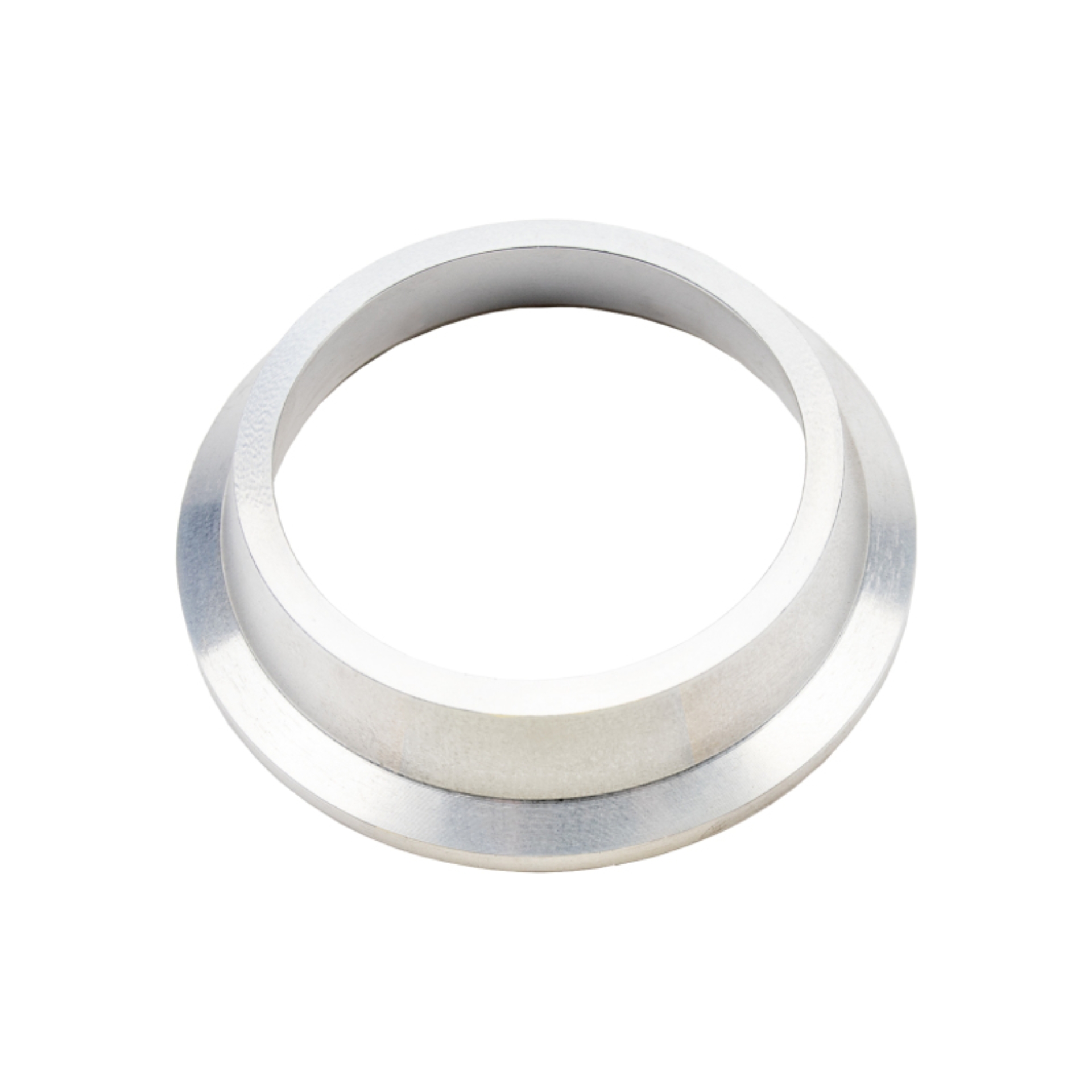 Picture of Wehrli S300SXE Turbo Compressor Outlet Cone to 3in. V-Band Flange Billet Aluminum Flange
