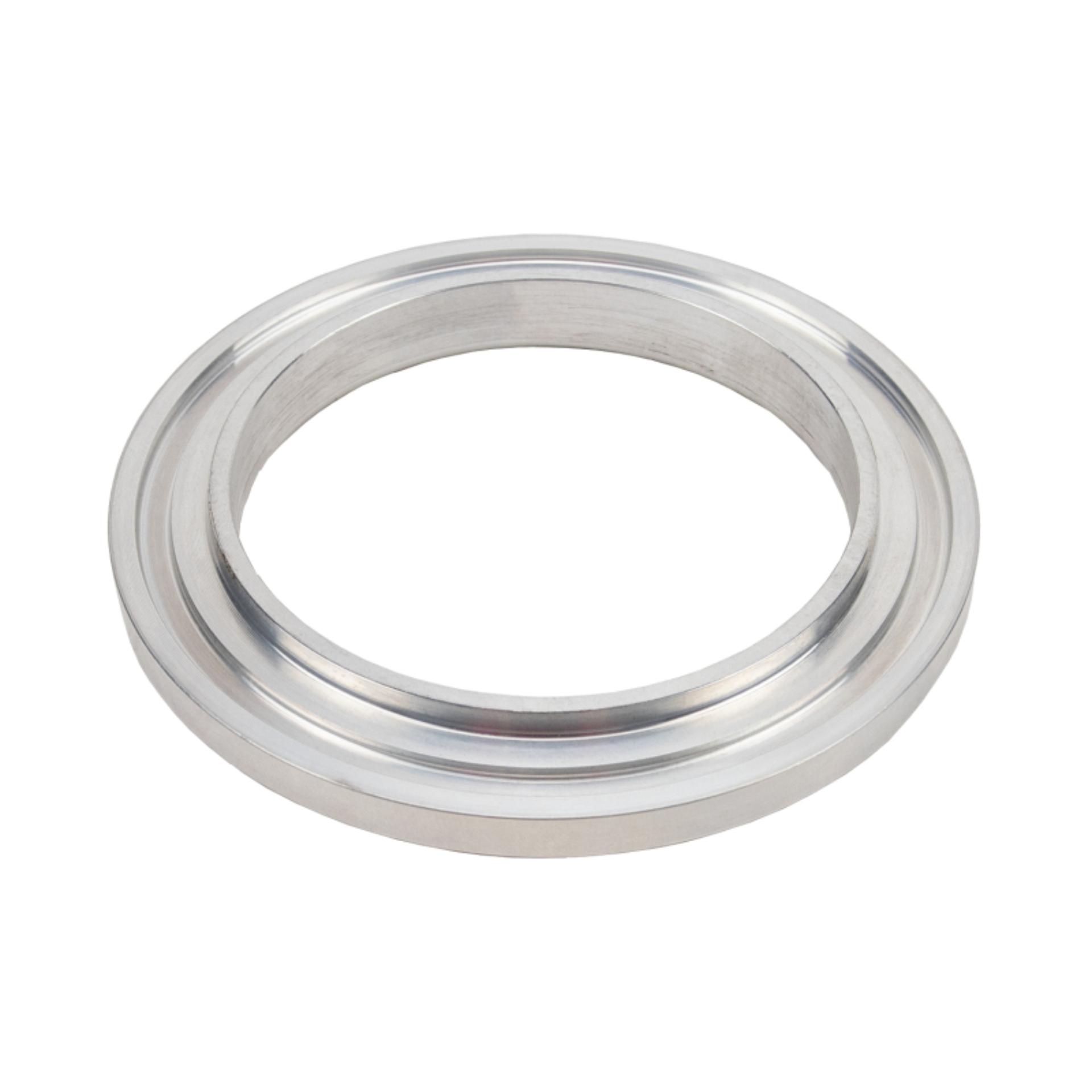 Picture of Wehrli S400 Turbo Compressor Outlet for 3.5in. Pipe Billet Aluminum Flange