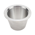 Picture of Wehrli VGT Compressor Outlet Cone to 3in. V-Band Flange Billet Aluminum Flange
