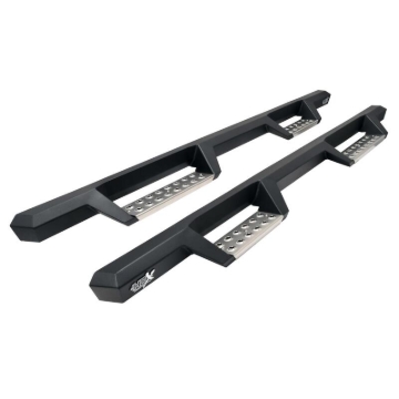 Picture of Westin 2024 Toyota Tacoma Double Cab HDX Stainless Drop Nerf Step Bars - Textured Black