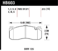 Picture of Hawk BMW 135i DTC-60 Race Front Brake Pads