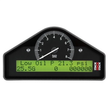 Picture of AutoMeter Stack Street Dash Black 0-8K RPM (PSI / DEG. F / MPH)