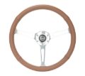 Picture of NRG Reinforced Steering Wheel (380mm/1in. Deep) Perforated Brown Leather