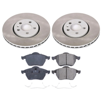 Picture of Power Stop 1999 Volkswagen Golf Front Semi-Coated Rotor Kit