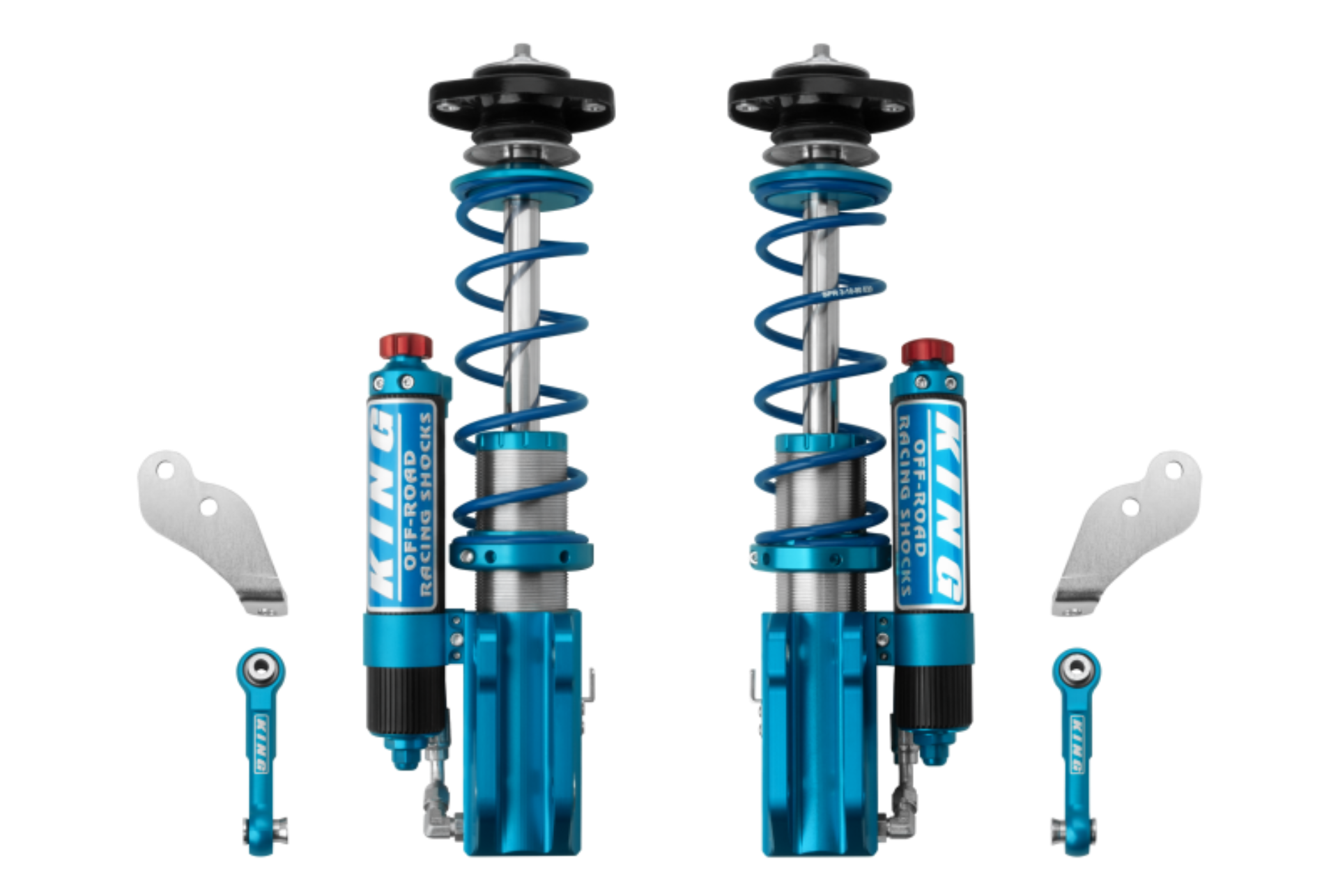 Picture of King Shocks 19-24 Mercedes-Benz Sprinter 2500 2WD Front 2.5 Piggy Hose Reservoir Shock w/ Adj. Kit