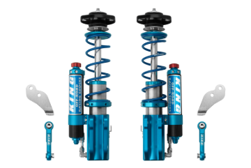 Picture of King Shocks 19-24 Mercedes-Benz Sprinter 2500 2WD Front 2.5 Piggy Hose Reservoir Shock w/ Adj. Kit