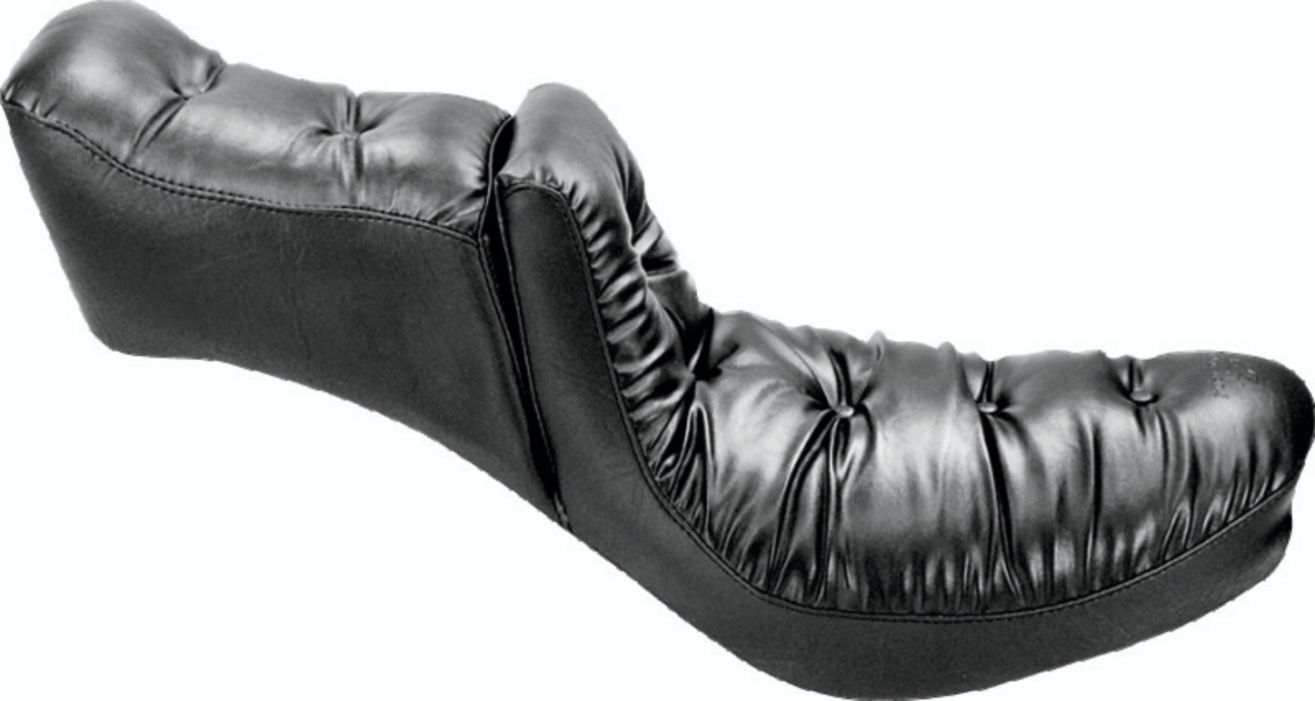 Picture of Mustang 23-24 HD CVO Rd Glide(ST), 2024 Rd Glide and Str Glide Touring Solo Seat - Black/Gray Stitch