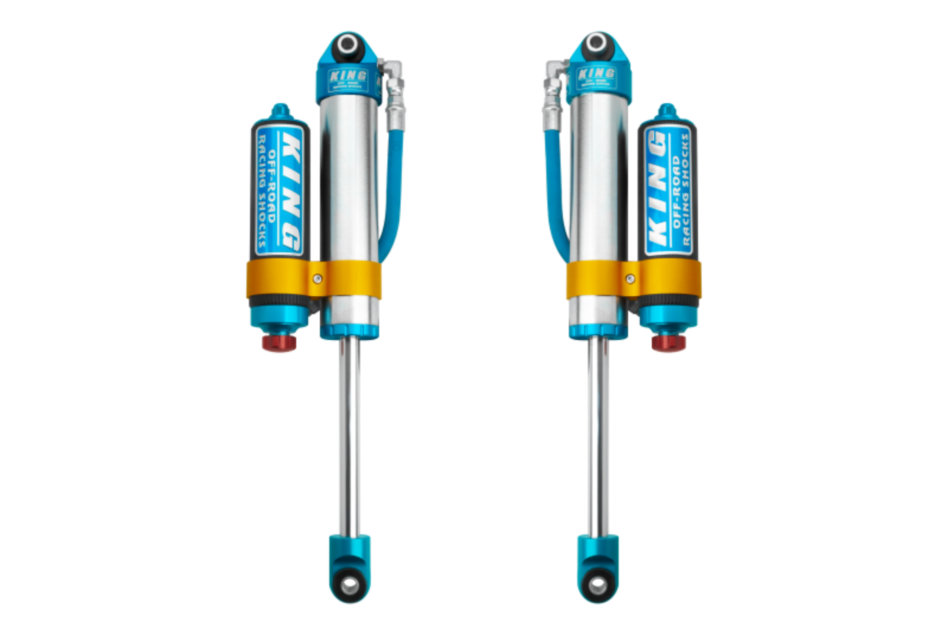 Picture of King Shocks 2019+ Mercedes-Benz Sprinter 3500 4WD Rear 2.5 Dia. Piggy Hose Reservoir Shock w/Adj.