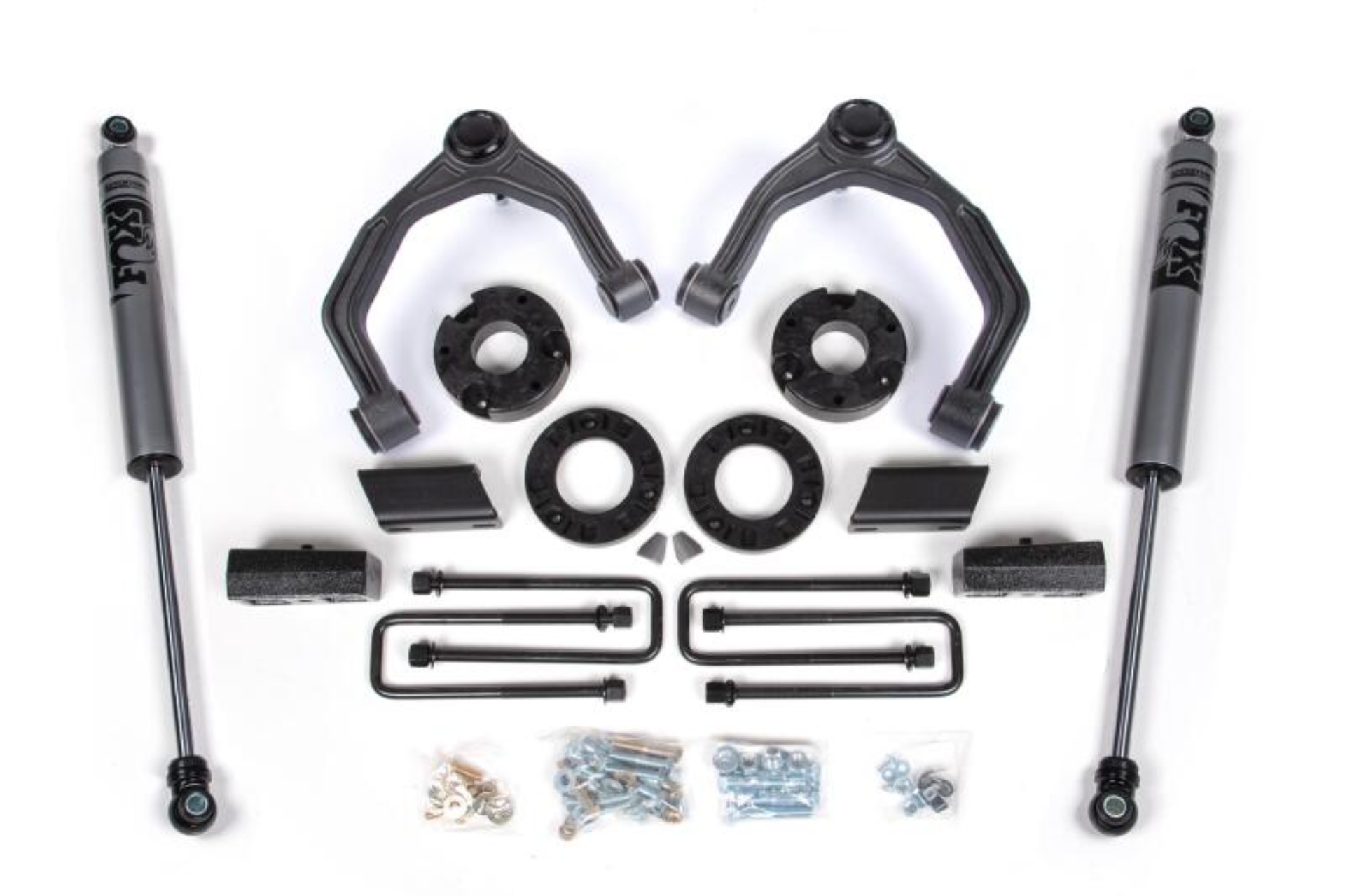 Picture of Zone Offroad 19-24 Chevy/GMC 1500 3.5in Adventure Series Suspension System w/FOX Shocks