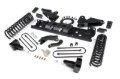 Picture of Zone Offroad 2019 Ram 3500 4in Radius Arm Bracket Gas - 3in Rear Block w/o Overload - Nitro Shocks