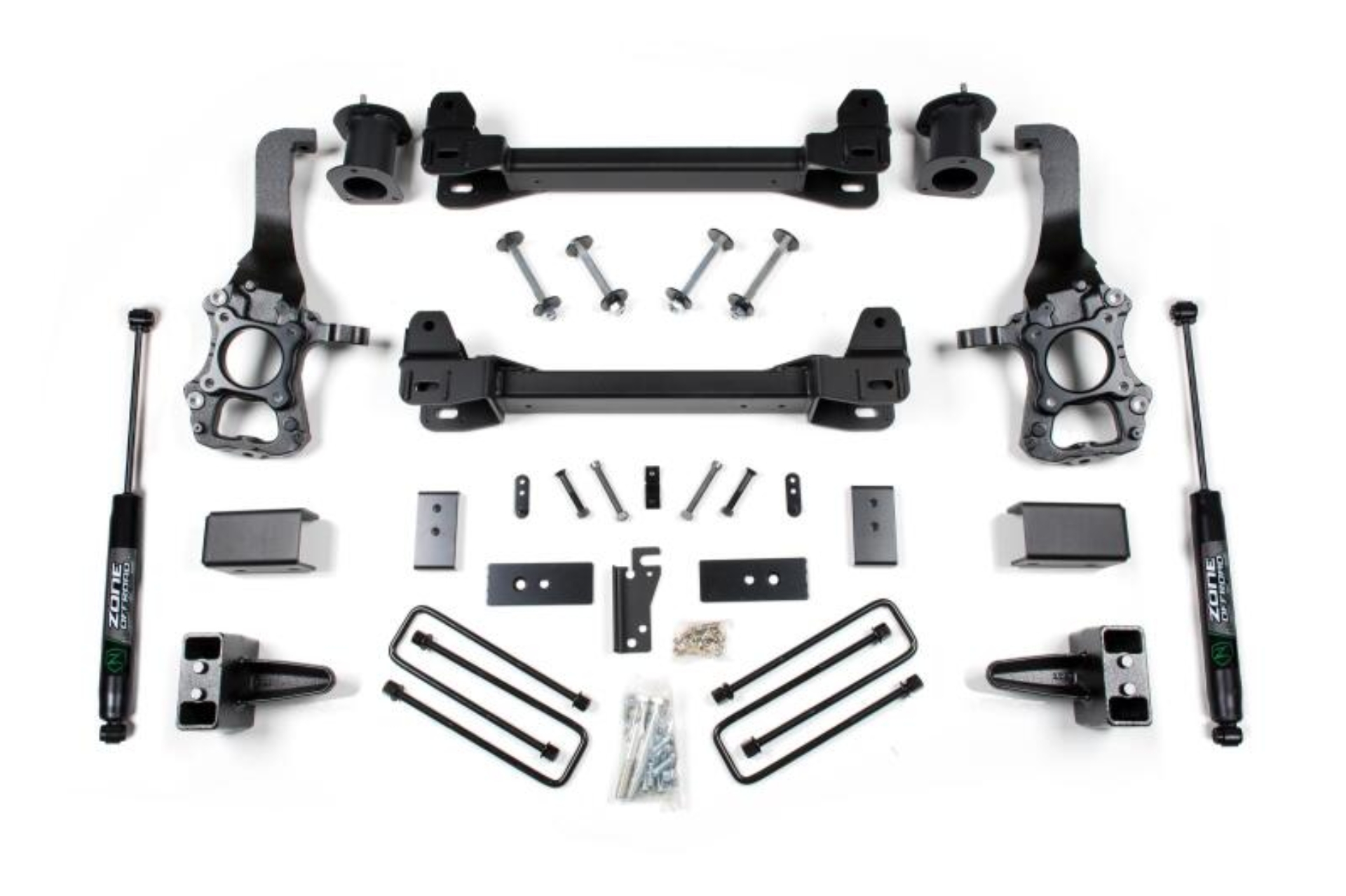 Picture of Zone Offroad 2014 Ford F-150 2WD 6in Suspension System - 4in Rear Block