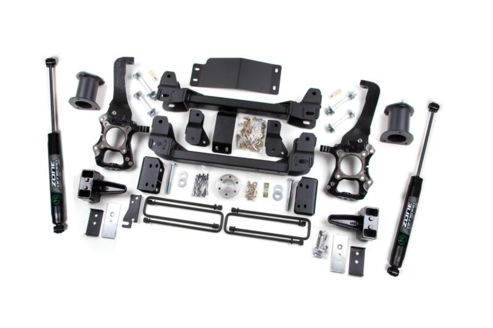 Picture of Zone Offroad 2014 Ford F-150 6in Suspension System - 4in Rear Block
