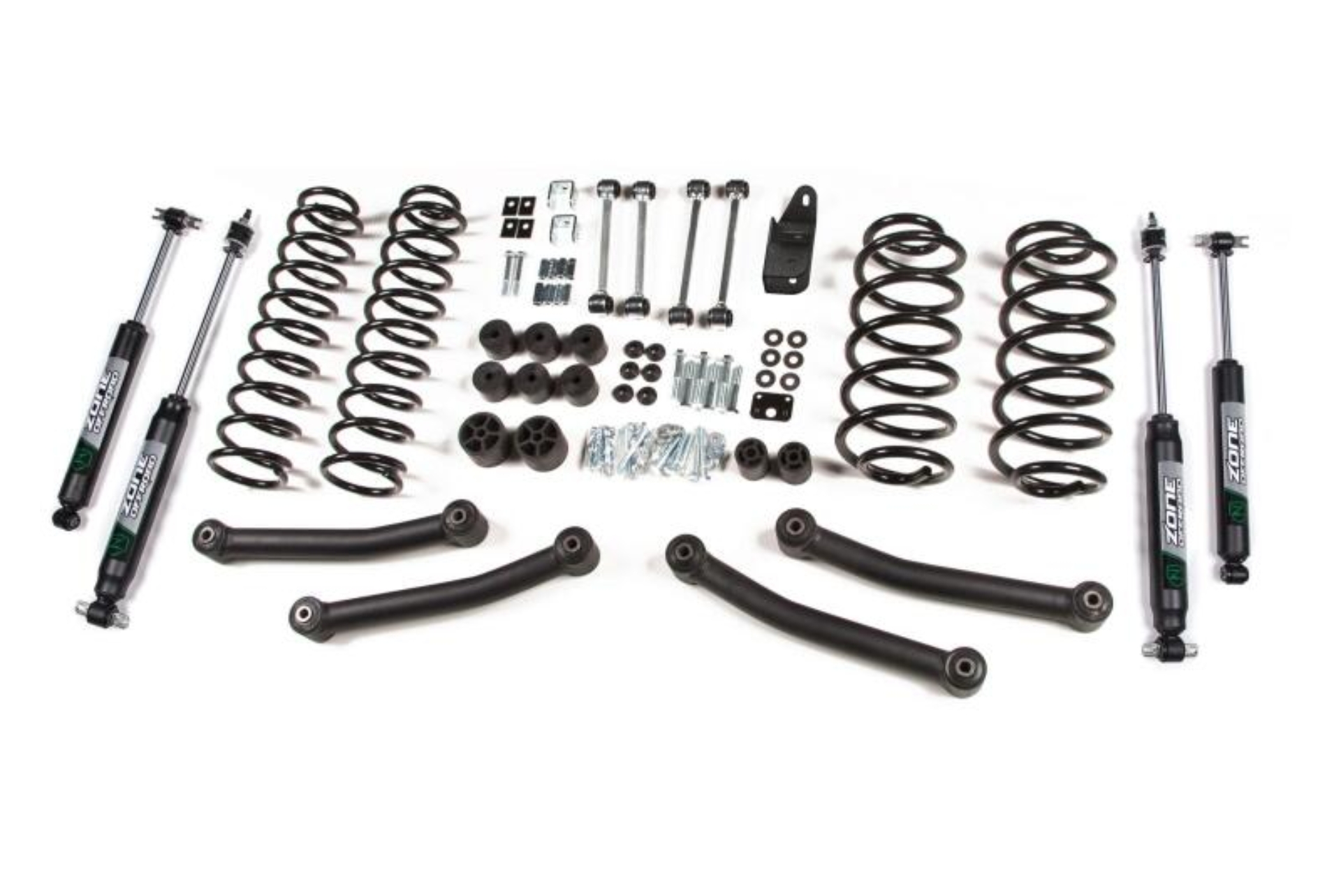 Picture of Zone Offroad 97-02 Jeep TJ 4in Suspension System