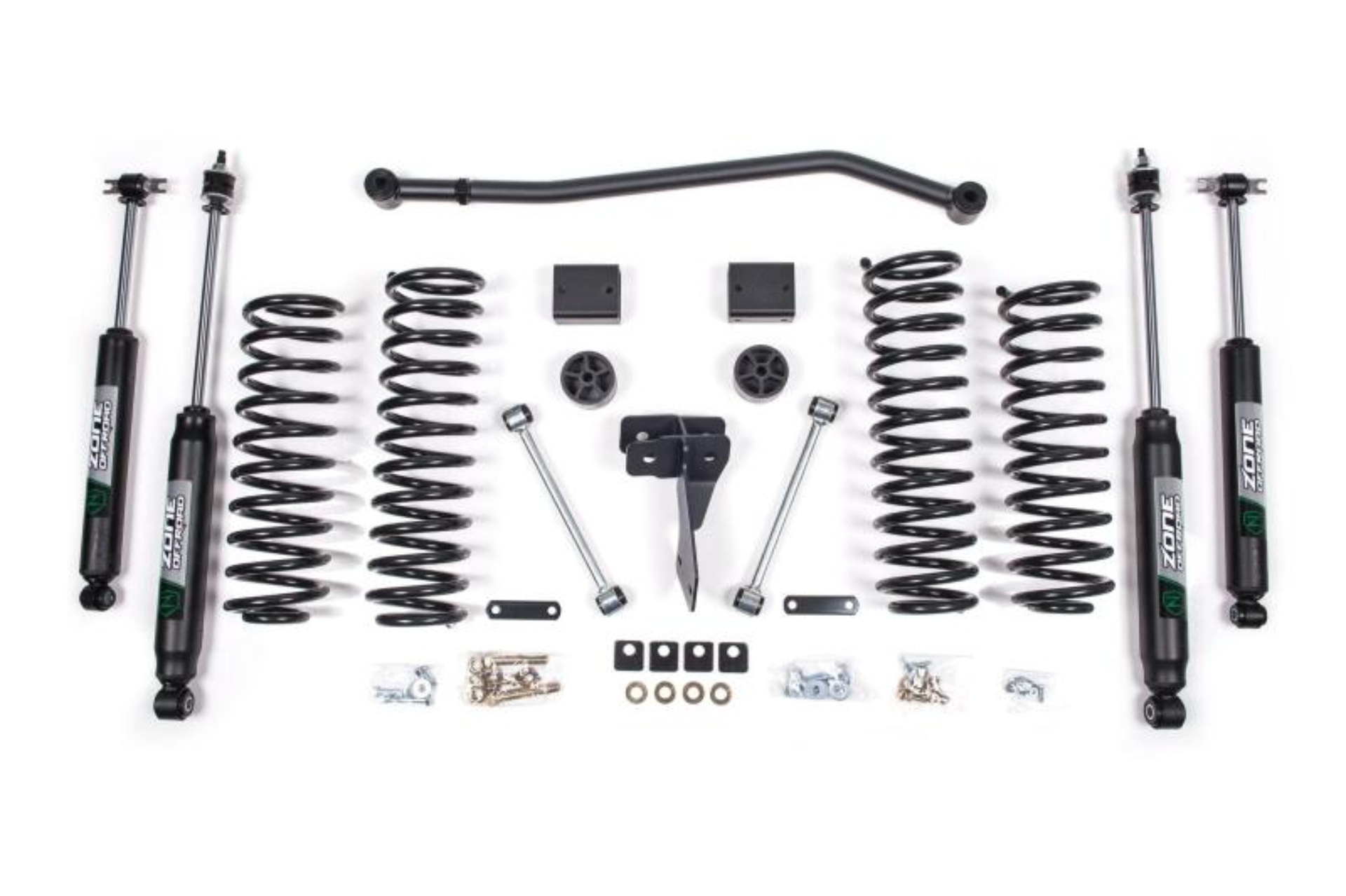 Picture of Zone Offroad 07-15 Jeep JK 2dr 4in Suspension Kit