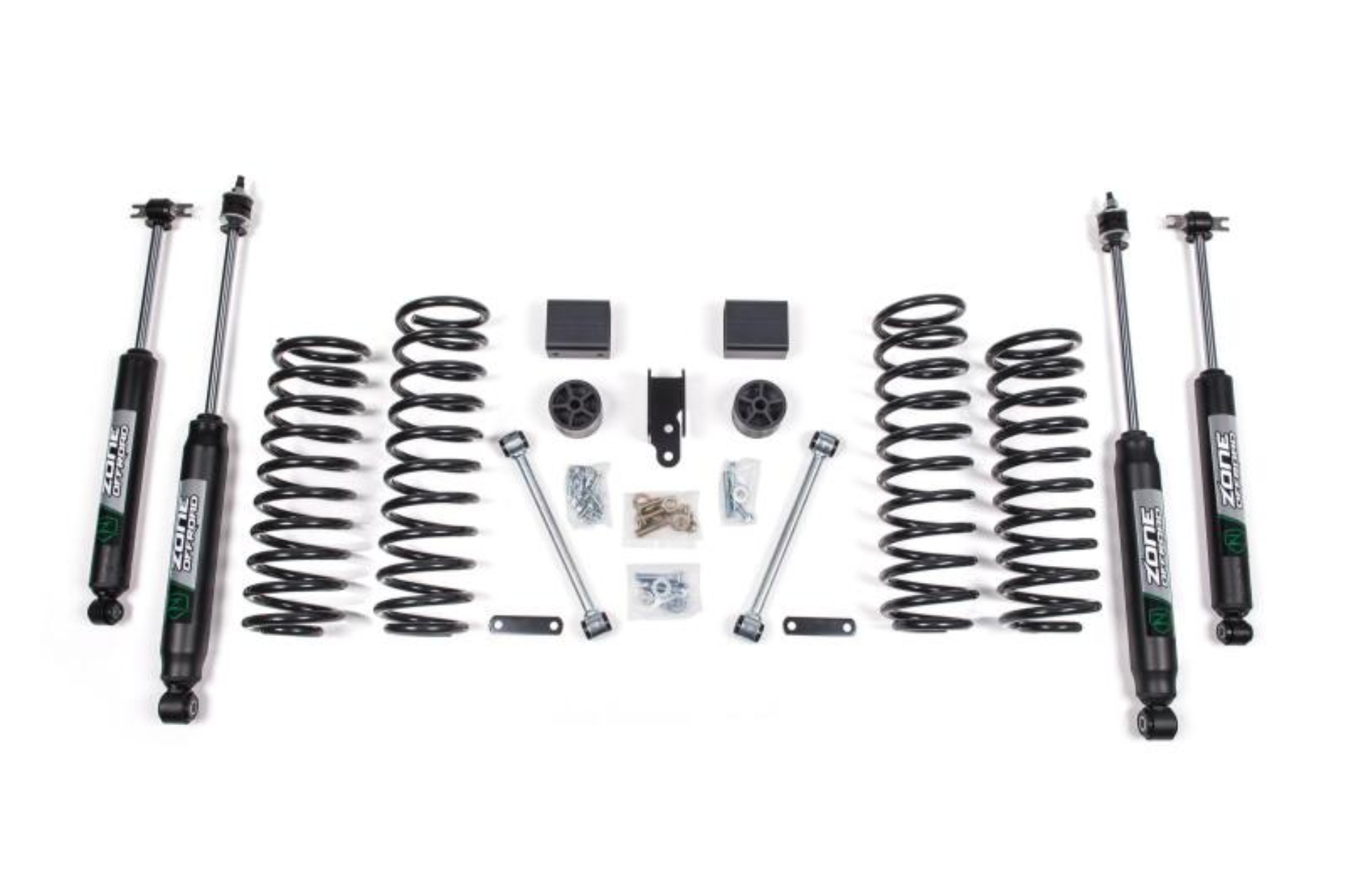 Picture of Zone Offroad 12-18 Jeep JK 2dr 3in Suspension Kit