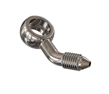 Picture of Goodridge 45 Deg Banjo Adaptor compound left for 3/8 or M10 Bolt